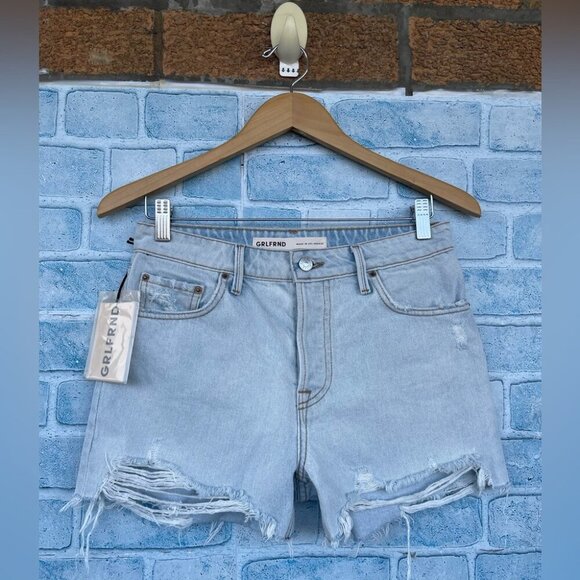 GRLFRND Helena High Rise Cut Off Short size 26 - Picture 2 of 14
